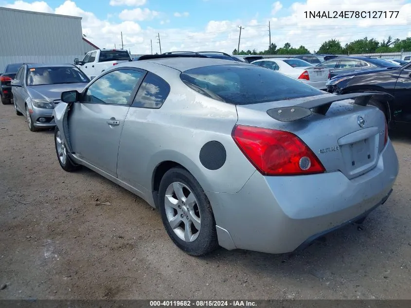 2008 Nissan Altima 2.5S VIN: 1N4AL24E78C127177 Lot: 40119682