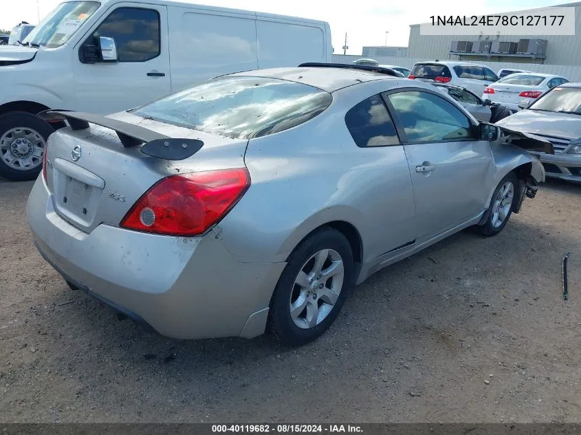 2008 Nissan Altima 2.5S VIN: 1N4AL24E78C127177 Lot: 40119682