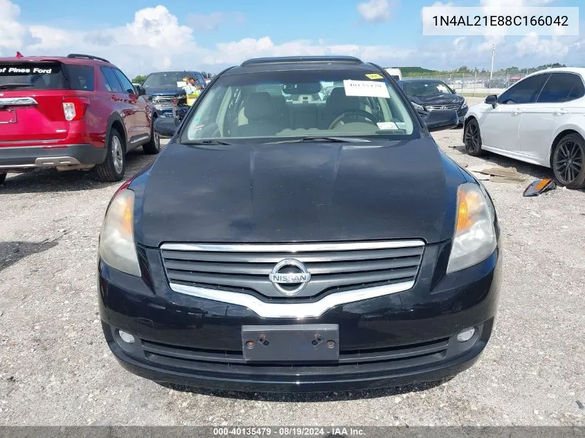 2008 Nissan Altima 2.5 S VIN: 1N4AL21E88C166042 Lot: 40135479