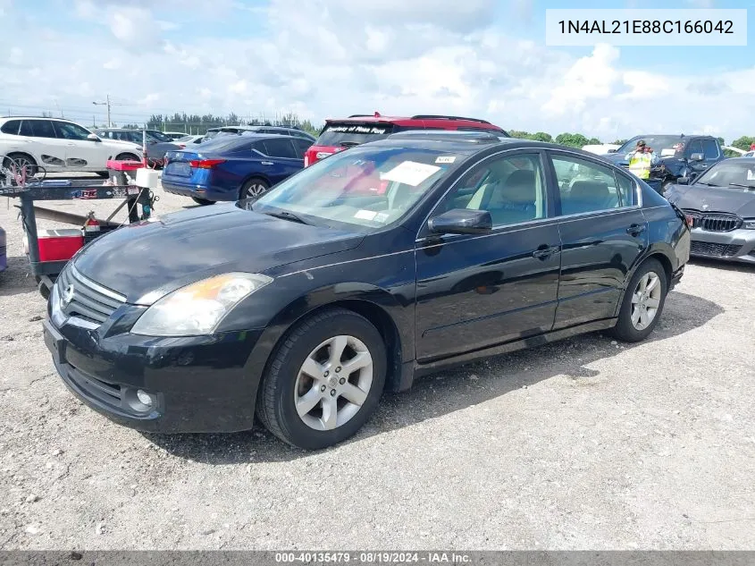 2008 Nissan Altima 2.5 S VIN: 1N4AL21E88C166042 Lot: 40135479