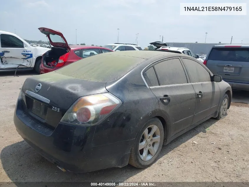 1N4AL21E58N479165 2008 Nissan Altima 2.5 S