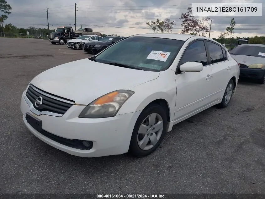 2008 Nissan Altima 2.5 S VIN: 1N4AL21E28C161709 Lot: 40161064