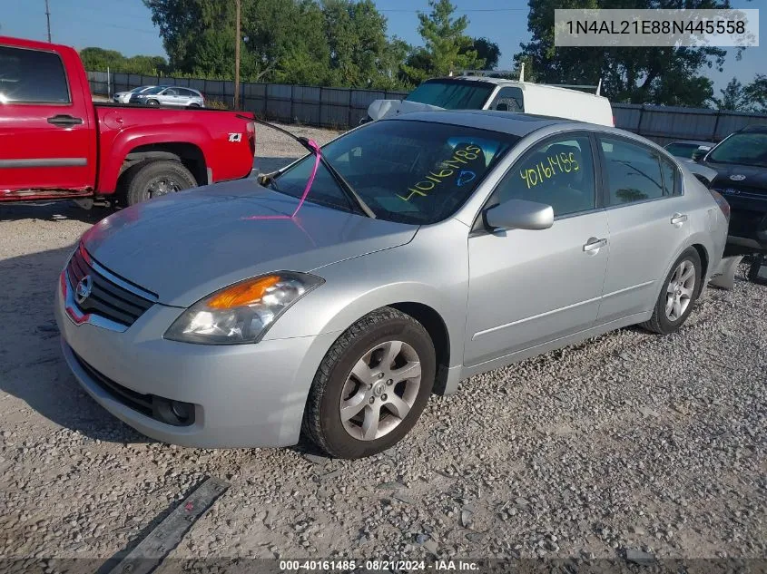 2008 Nissan Altima 2.5/2.5S VIN: 1N4AL21E88N445558 Lot: 40161485