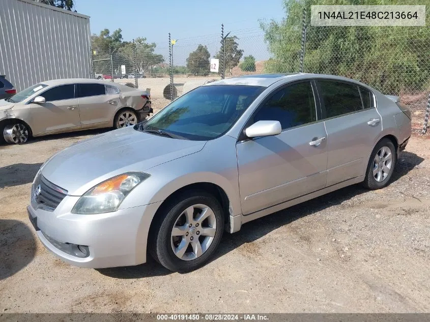 1N4AL21E48C213664 2008 Nissan Altima 2.5 S