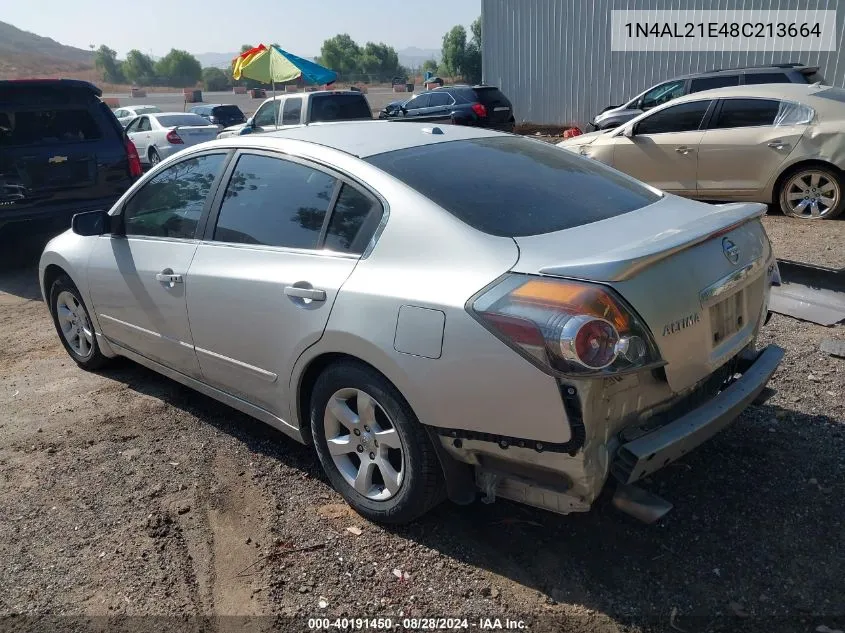 1N4AL21E48C213664 2008 Nissan Altima 2.5 S