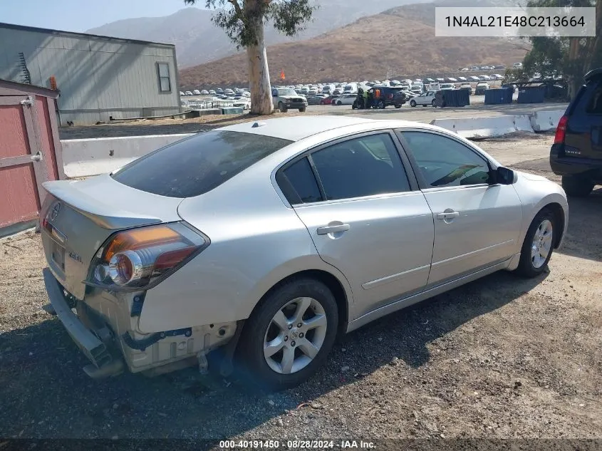 1N4AL21E48C213664 2008 Nissan Altima 2.5 S