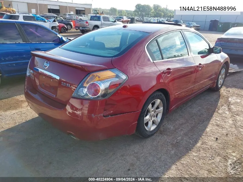 1N4AL21E58N488996 2008 Nissan Altima 2.5 S