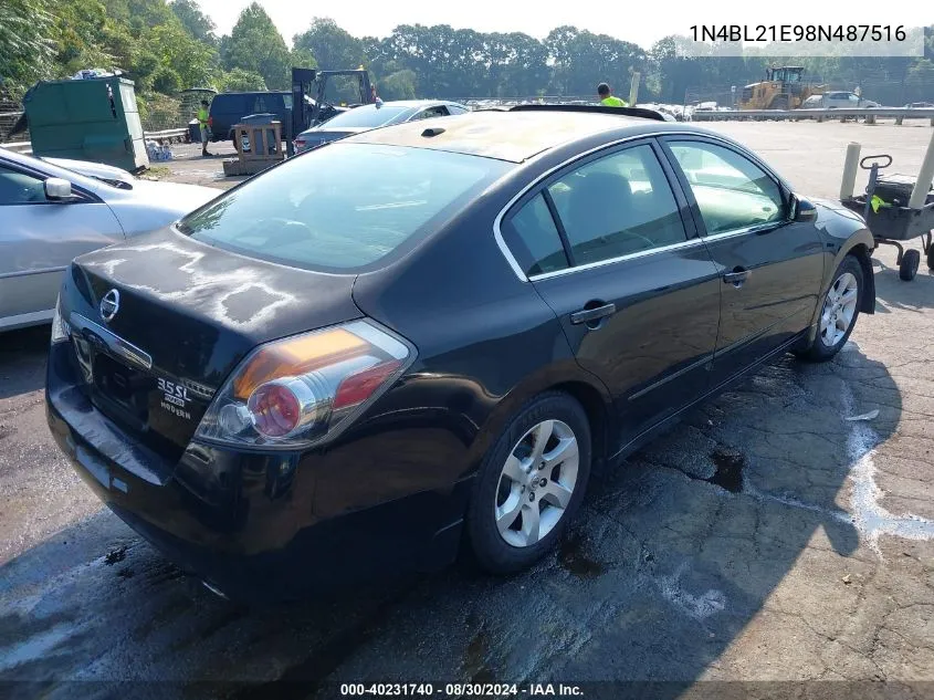 2008 Nissan Altima 3.5 Sl VIN: 1N4BL21E98N487516 Lot: 40231740