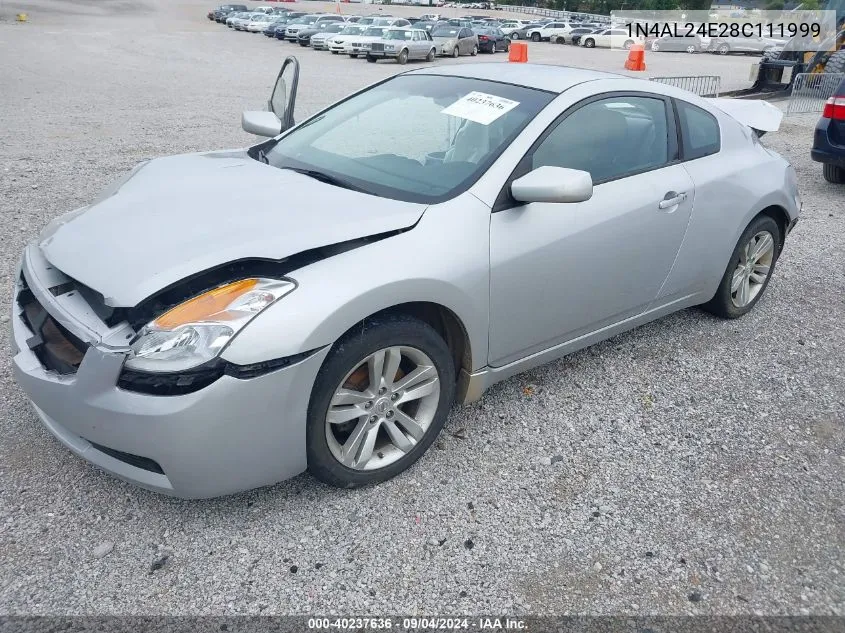 2008 Nissan Altima 2.5 S VIN: 1N4AL24E28C111999 Lot: 40237636