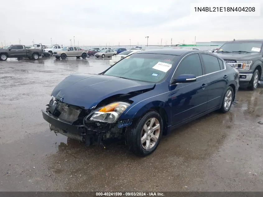 2008 Nissan Altima 3.5 Sl VIN: 1N4BL21E18N404208 Lot: 40241599