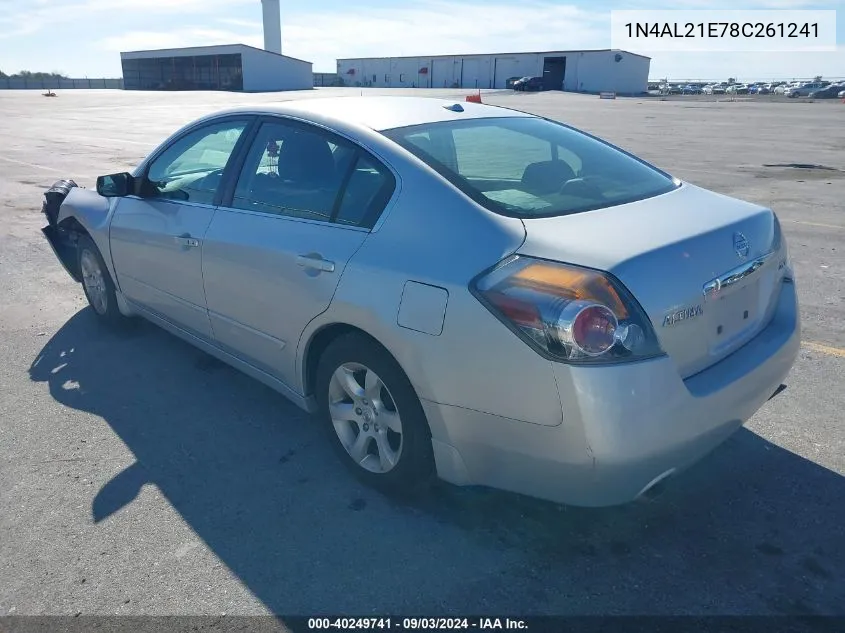 1N4AL21E78C261241 2008 Nissan Altima 2.5 S