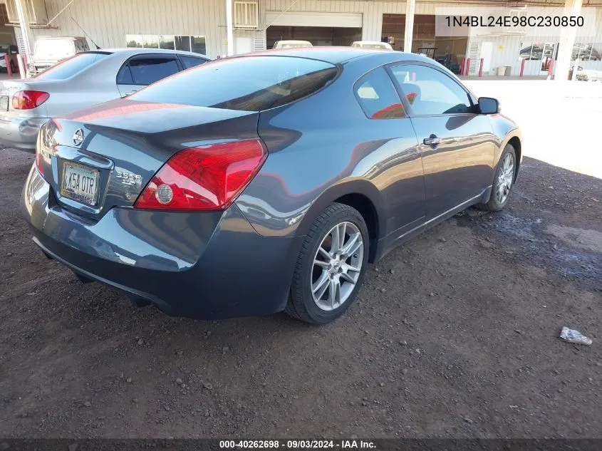 2008 Nissan Altima 3.5 Se VIN: 1N4BL24E98C230850 Lot: 40262698