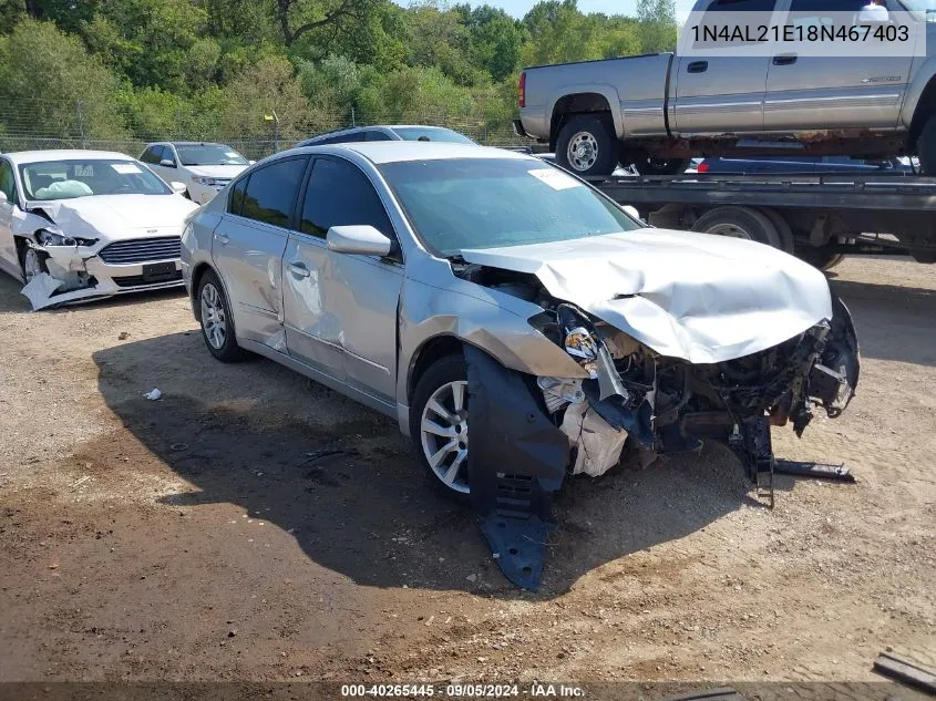 1N4AL21E18N467403 2008 Nissan Altima 2.5 S