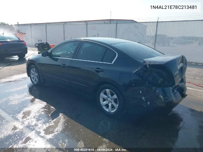 1N4AL21E78C213481 2008 Nissan Altima 2.5 S