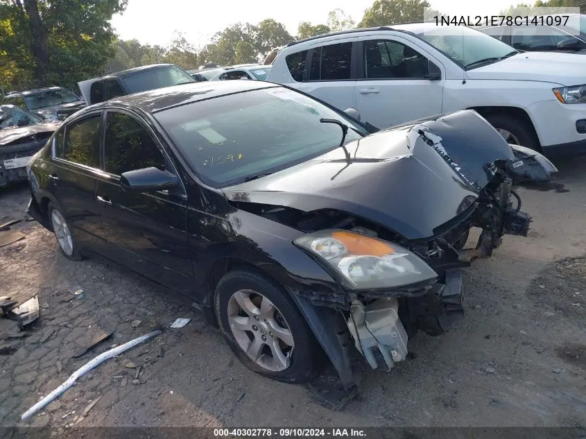 2008 Nissan Altima 2.5 S VIN: 1N4AL21E78C141097 Lot: 40302778