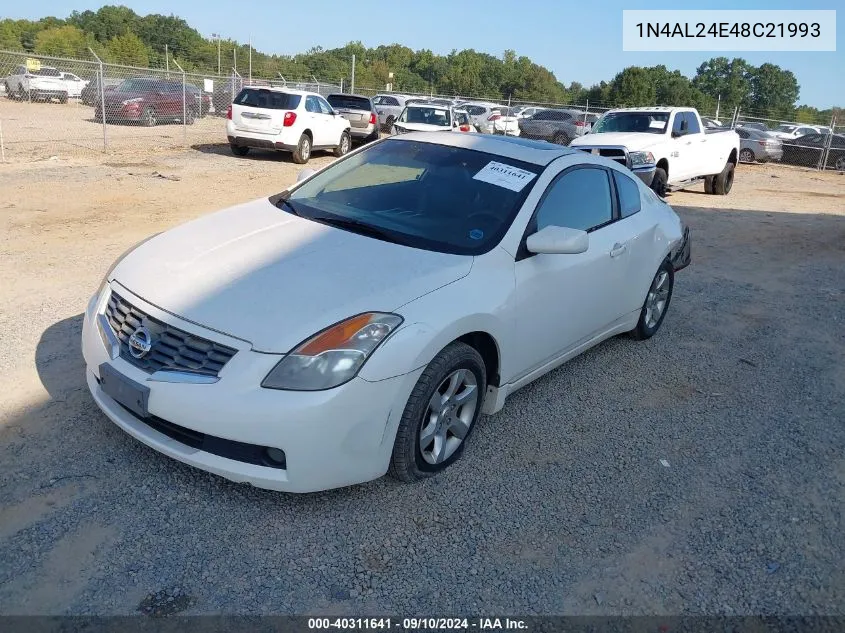 2008 Nissan Altima 2.5S VIN: 1N4AL24E48C21993 Lot: 40311641