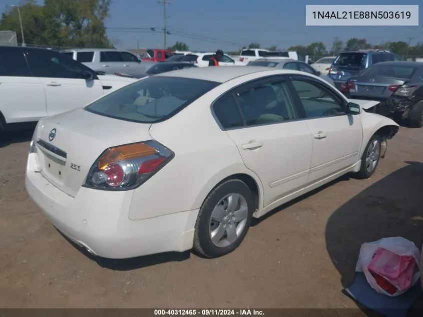 1N4AL21E88N503619 2008 Nissan Altima 2.5/2.5S