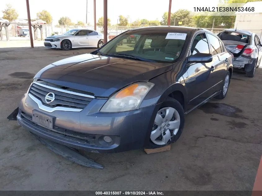 1N4AL21E38N453468 2008 Nissan Altima 2.5 S