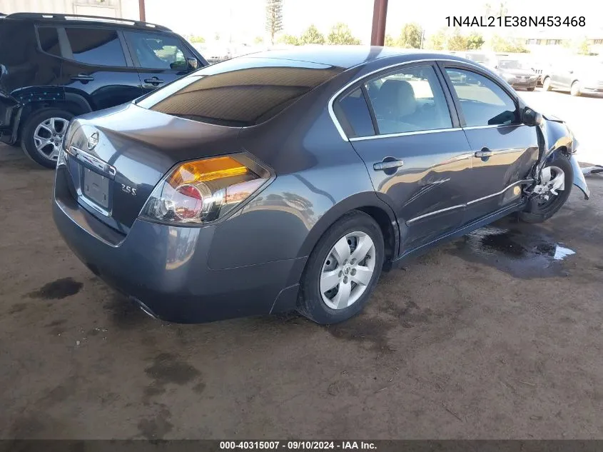 1N4AL21E38N453468 2008 Nissan Altima 2.5 S