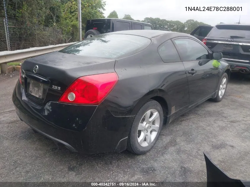 1N4AL24E78C288001 2008 Nissan Altima 2.5 S