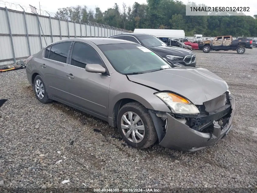 2008 Nissan Altima 2.5 S VIN: 1N4AL21E58C124282 Lot: 40346380