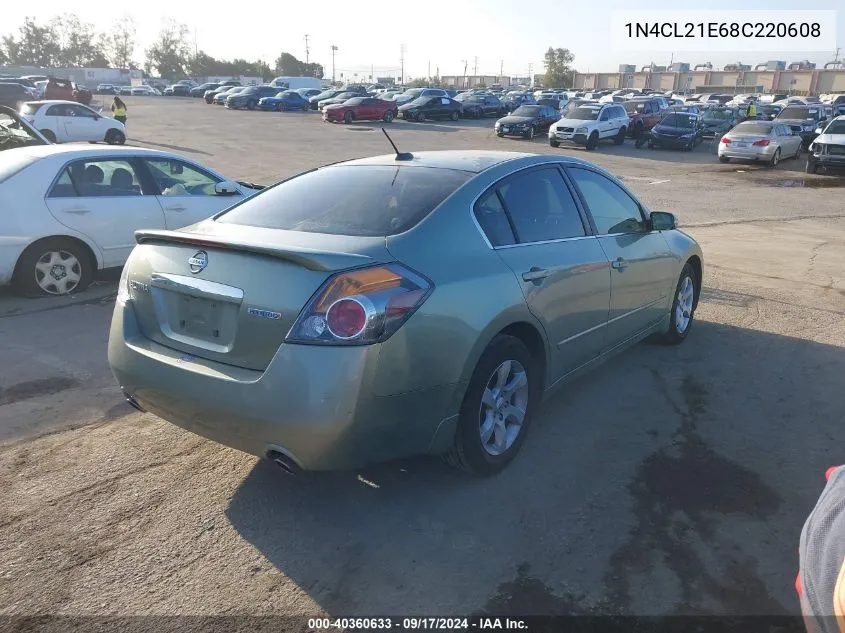 1N4CL21E68C220608 2008 Nissan Altima Hybrid