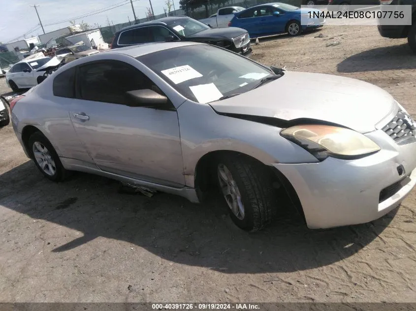 1N4AL24E08C107756 2008 Nissan Altima 2.5 S