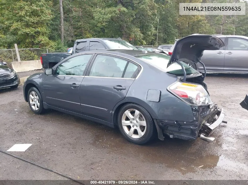 1N4AL21E08N559635 2008 Nissan Altima 2.5 S