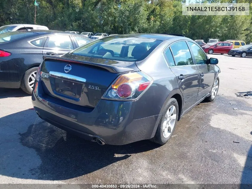 1N4AL21E58C139168 2008 Nissan Altima 2.5 S