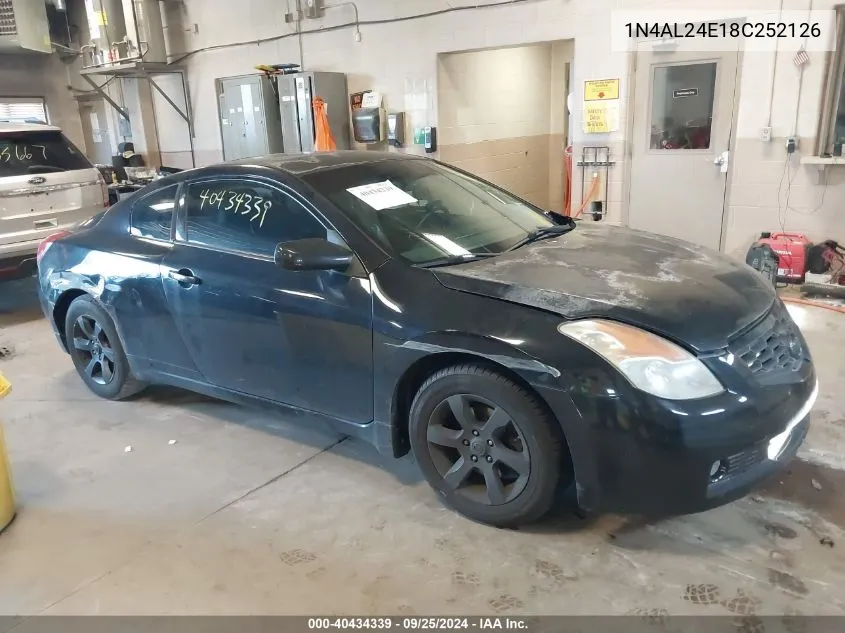 1N4AL24E18C252126 2008 Nissan Altima 2.5 S