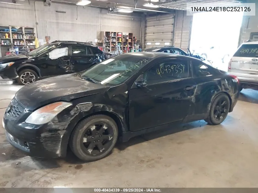 1N4AL24E18C252126 2008 Nissan Altima 2.5 S