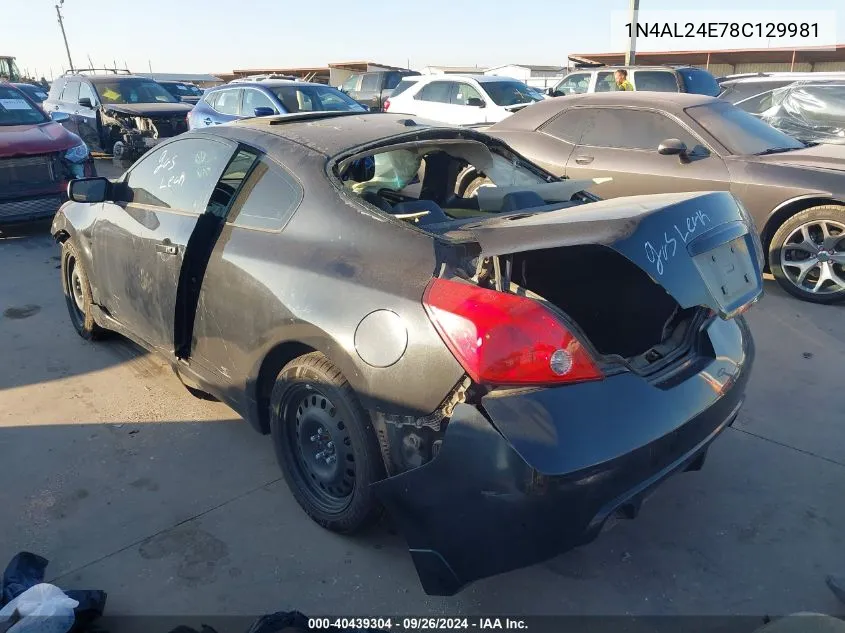 1N4AL24E78C129981 2008 Nissan Altima 2.5S