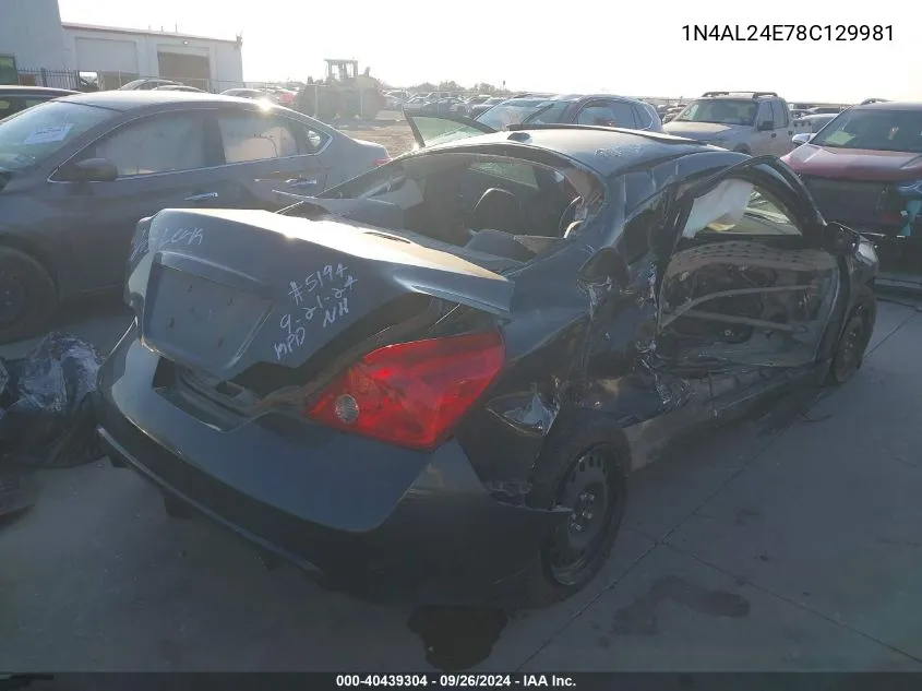 1N4AL24E78C129981 2008 Nissan Altima 2.5S