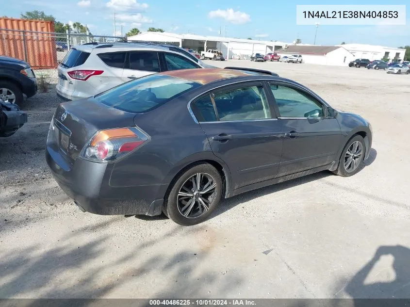 2008 Nissan Altima 2.5/2.5S VIN: 1N4AL21E38N404853 Lot: 40486225