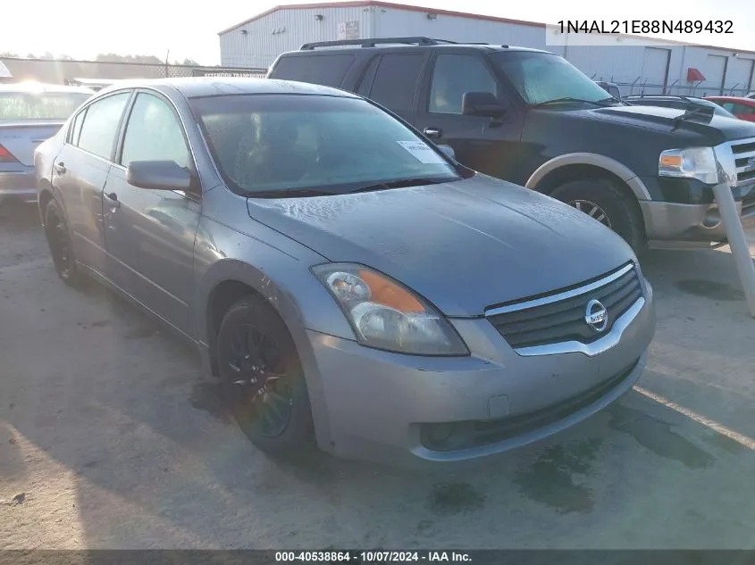 2008 Nissan Altima 2.5 S VIN: 1N4AL21E88N489432 Lot: 40538864