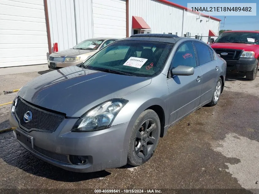 2008 Nissan Altima 2.5 S VIN: 1N4AL21E18N489482 Lot: 40599541