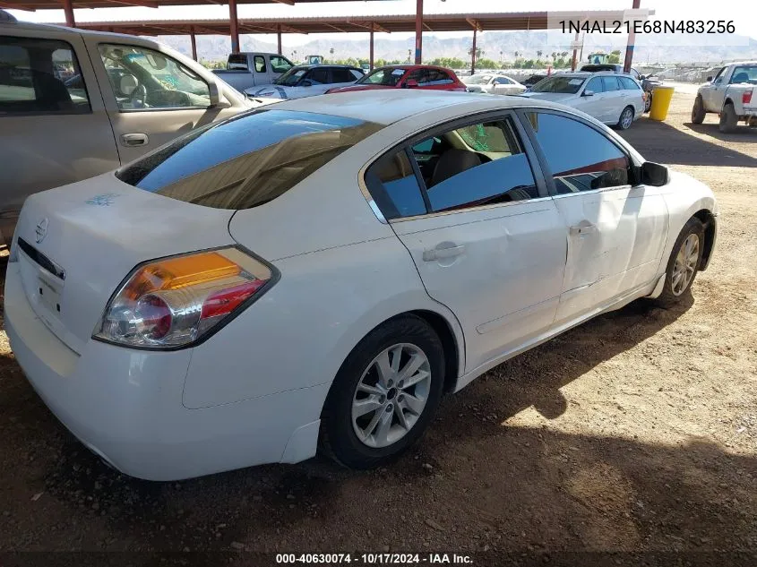 2008 Nissan Altima 2.5 S VIN: 1N4AL21E68N483256 Lot: 40630074