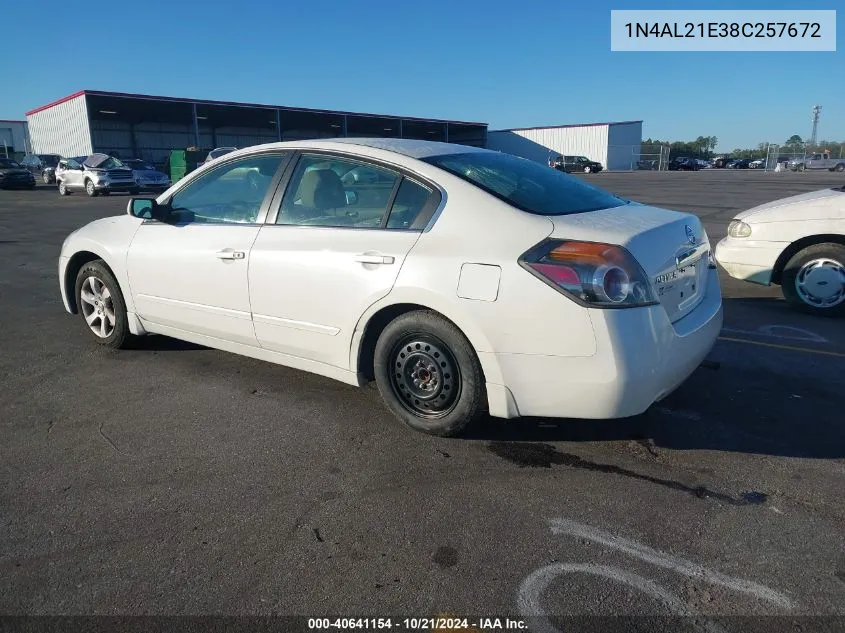 1N4AL21E38C257672 2008 Nissan Altima 2.5 S