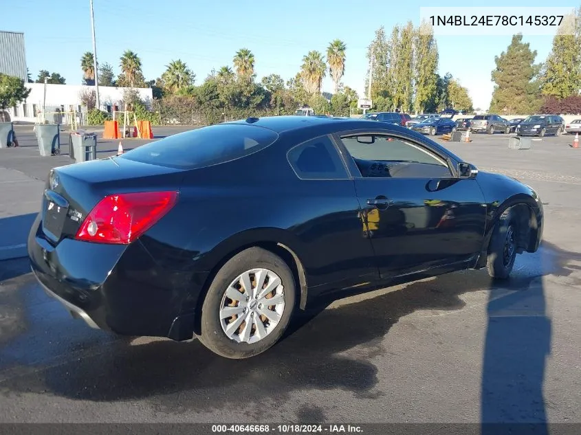 2008 Nissan Altima 3.5 Se VIN: 1N4BL24E78C145327 Lot: 40646668