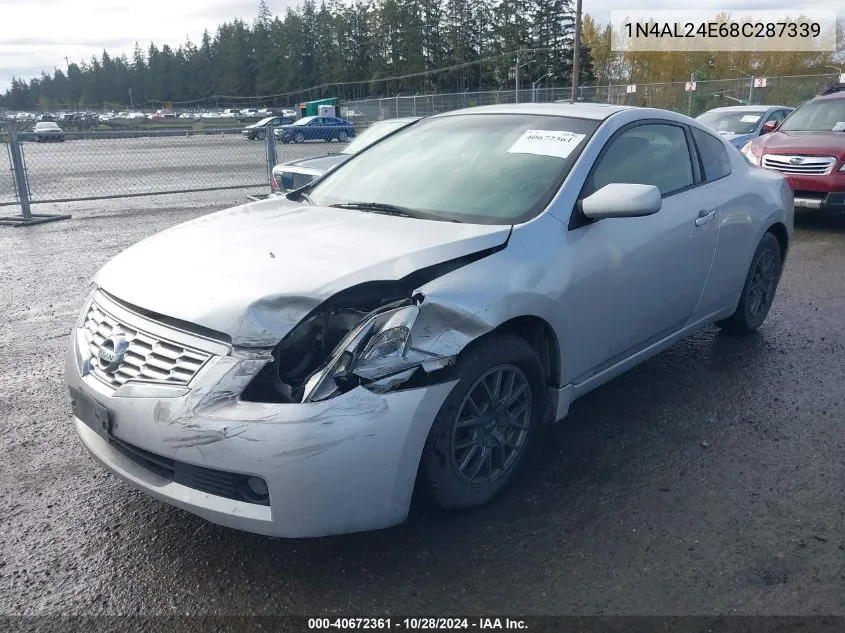 2008 Nissan Altima 2.5 S VIN: 1N4AL24E68C287339 Lot: 40672361