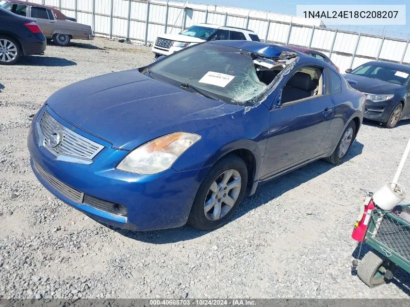 2008 Nissan Altima 2.5 S VIN: 1N4AL24E18C208207 Lot: 40688703