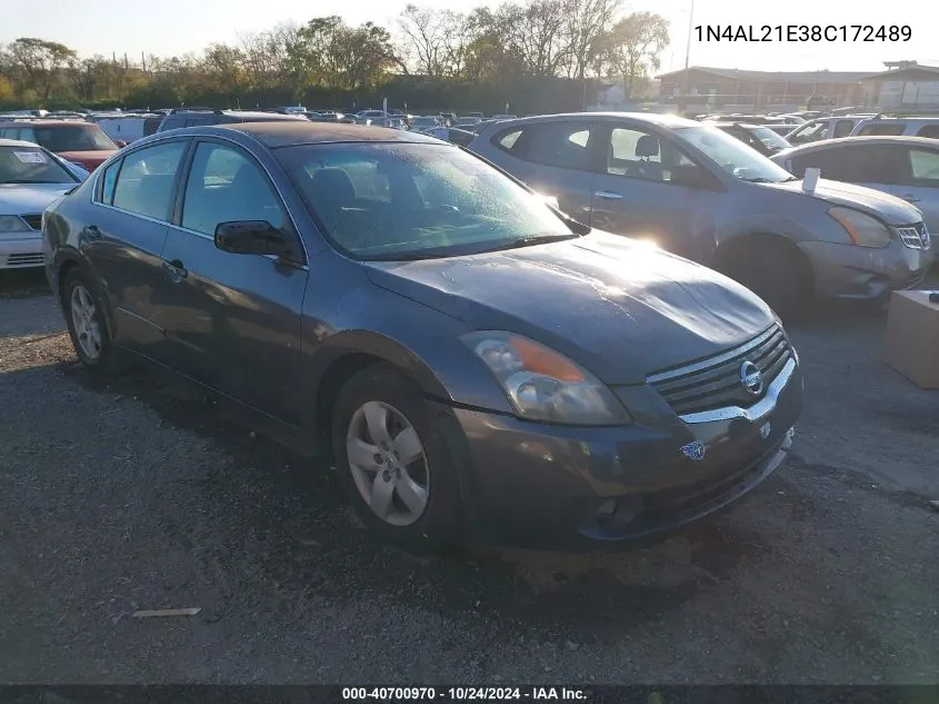 2008 Nissan Altima 2.5 S VIN: 1N4AL21E38C172489 Lot: 40700970