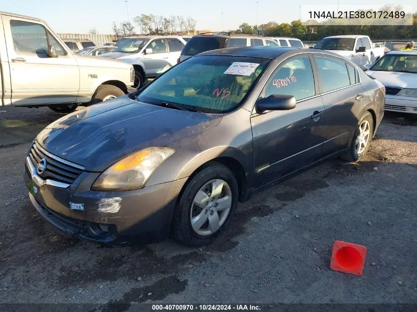 2008 Nissan Altima 2.5 S VIN: 1N4AL21E38C172489 Lot: 40700970