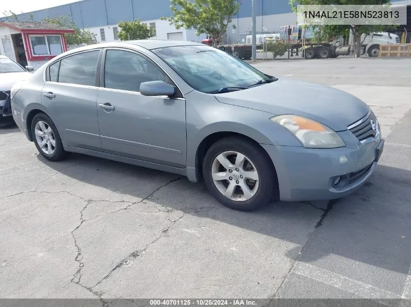 2008 Nissan Altima 2.5 S VIN: 1N4AL21E58N523813 Lot: 40701125