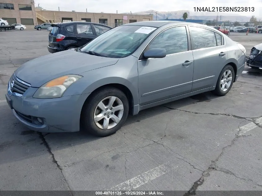 2008 Nissan Altima 2.5 S VIN: 1N4AL21E58N523813 Lot: 40701125