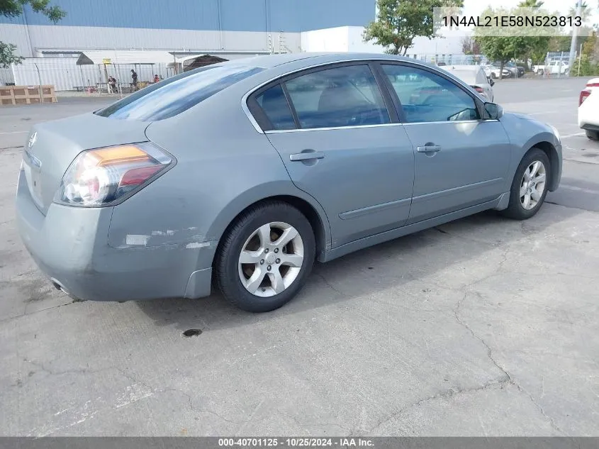 2008 Nissan Altima 2.5 S VIN: 1N4AL21E58N523813 Lot: 40701125