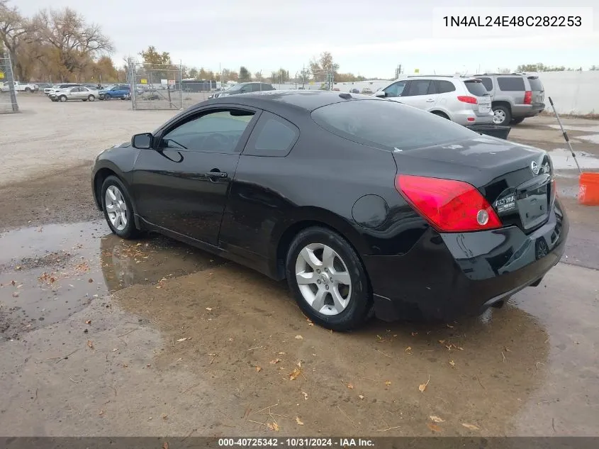 2008 Nissan Altima 2.5 S VIN: 1N4AL24E48C282253 Lot: 40725342