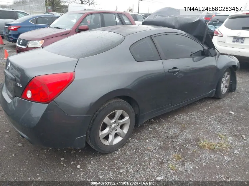 2008 Nissan Altima 2.5 S VIN: 1N4AL24E68C283467 Lot: 40753152