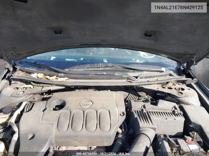 1N4AL21E78N429125 2008 Nissan Altima 2.5 S