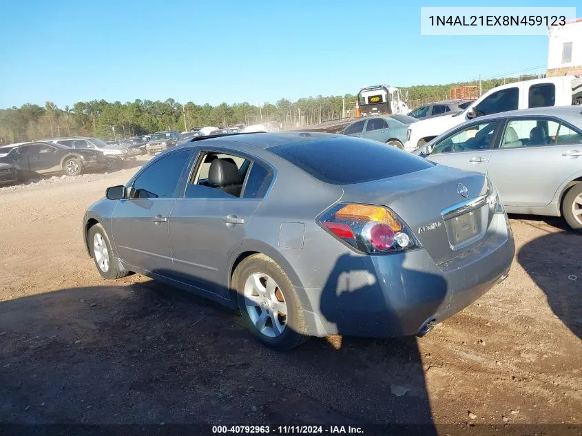 1N4AL21EX8N459123 2008 Nissan Altima 2.5 S